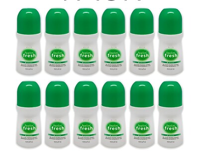12 Pack-Avon FEELING FRESH Roll-on Deodorant 2.6fl.oz