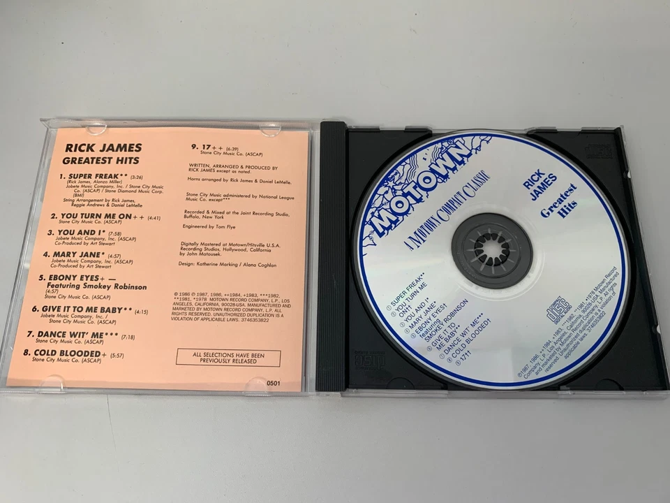 Rick James – Greatest Hits - CD © 1986 - Super Freak.. - Bild 2 von 3