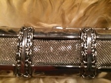 Nanni Metal Ladies Designer Belt Made in Italy 80/32 Waist Vintage