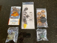 Carl's Jr Kids happy meal toy set lot of 4 toys JURASSIC WORLD DOMINION MOVIE