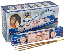 Satya Sai Baba Nag Champa 15 Gram Incense Stick Pack
