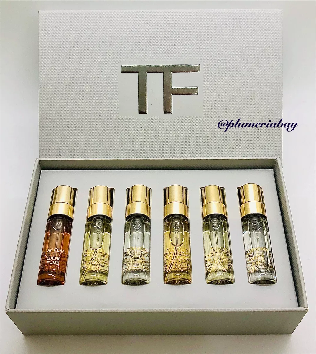 TOM FORD Private Blend DISCOVERY SET Ebene Fume+Rose Prick+Bitter Peach 6x 3mL