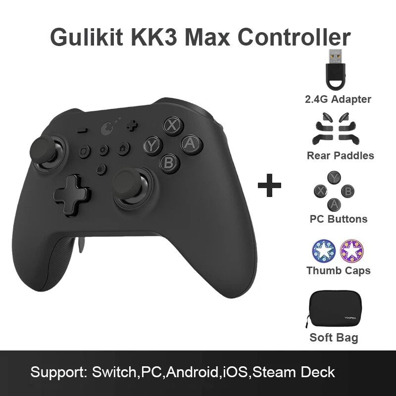 GuliKit KK3 MAX Bluetooth Wireless Controller for Nintendo Switch/Android/PC/IOS | eBay GuliKit KK3 MAX Bluetooth Wireless Controller for Nintendo Switch/Android/PC/IOS | eBay