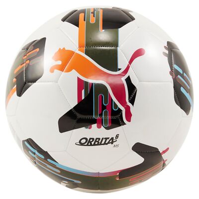 PUMA Orbita 6 Machine Stitch Soccer Ball PUMA White-multicolor AW24 5