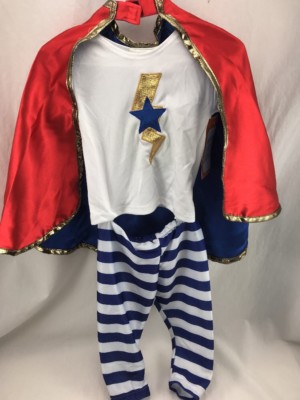 Pottery Barn Kids Halloween Costume Baby Superhero Super Hero 6 12