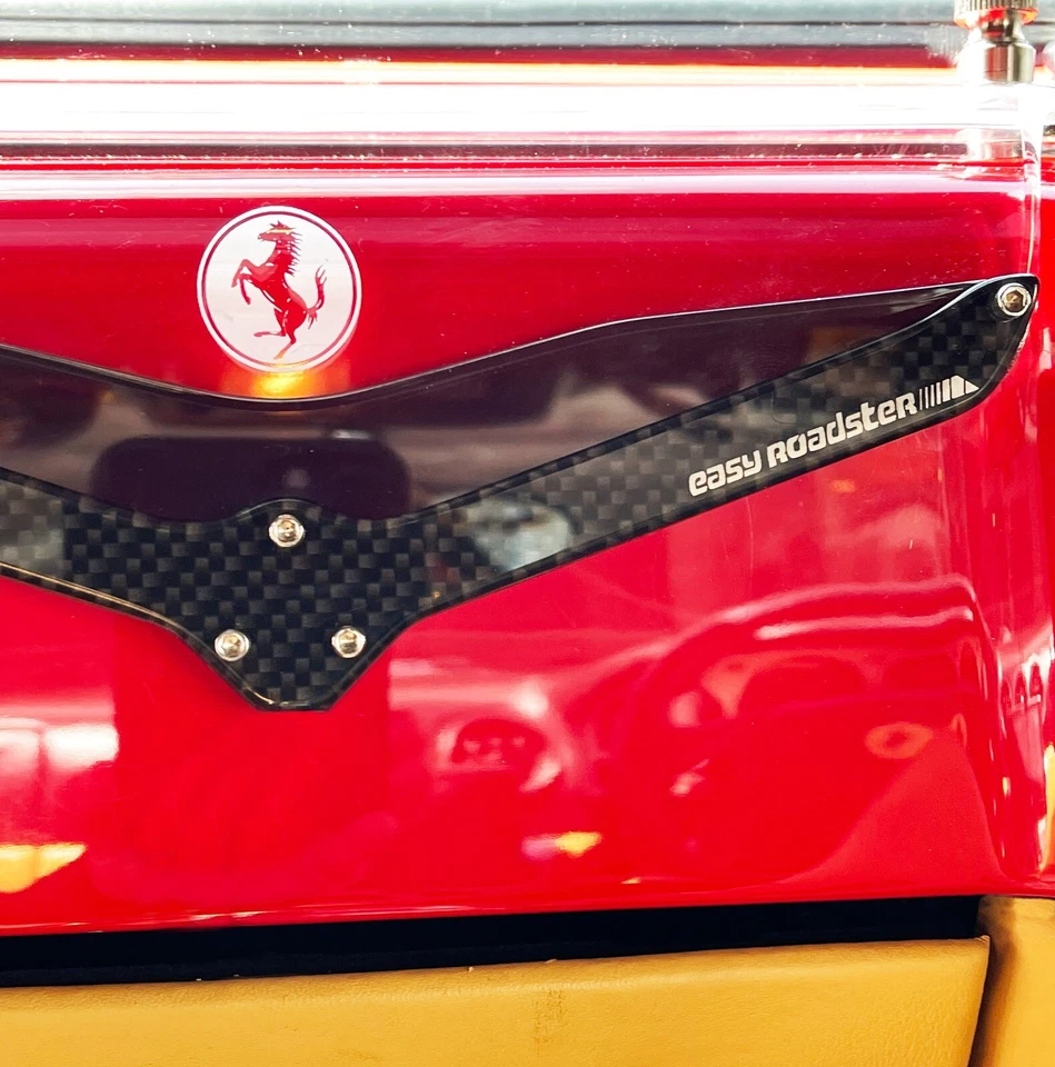 Deflector de viento liso 1999-2009 para parabrisas Ferrari 360 y 430 Spider Foto 2 de 4