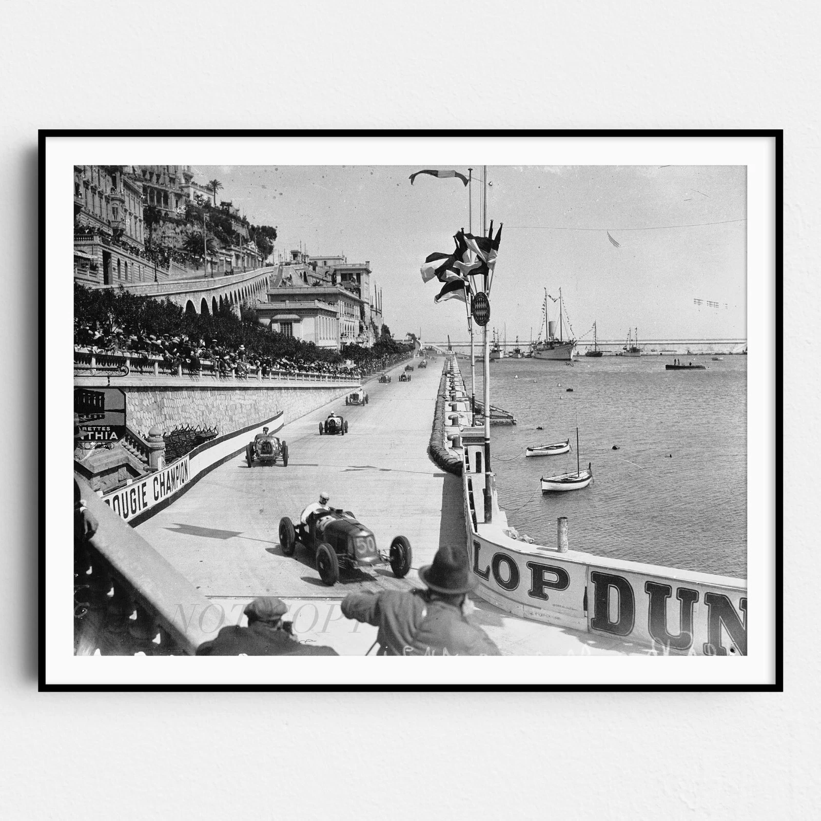 Monaco Grand Prix 1931 Formula 1 F1 Vintage Cars Wall Art Poster Print