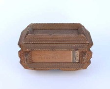 Holzk&auml;stchen um 1915 Sch&uuml;tzengrabenarbeit 1.Weltkrieg