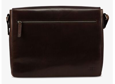 JOST Lund Crossbody Bag L Businesstasche Laptoptasche Tasche Brown dunkelbraun
