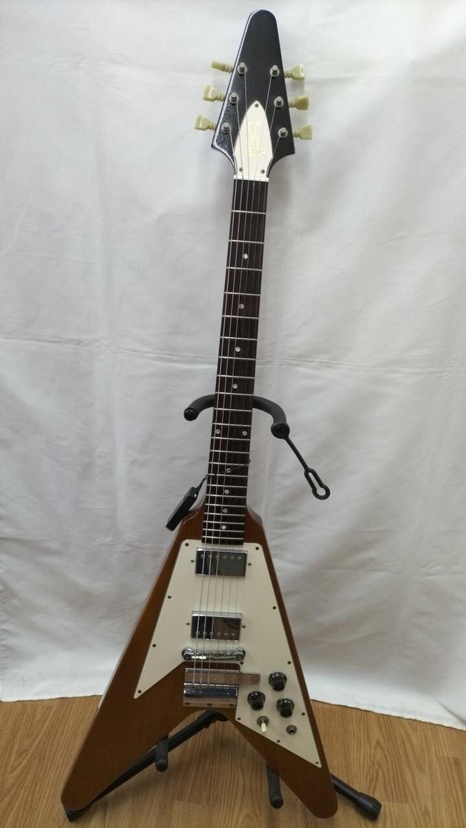 ギター GIBSON '67 FLYING-V Limited Edition USA Gibson Custom 67 Flying V Reissue Natural – Chicago Music Exchange