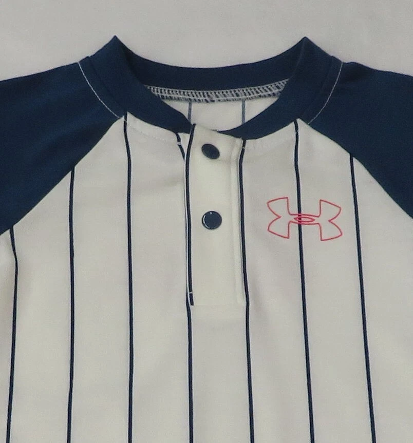 Mameluco de béisbol Under Armour bebé niño a rayas 6-9 meses Foto 3 de 4