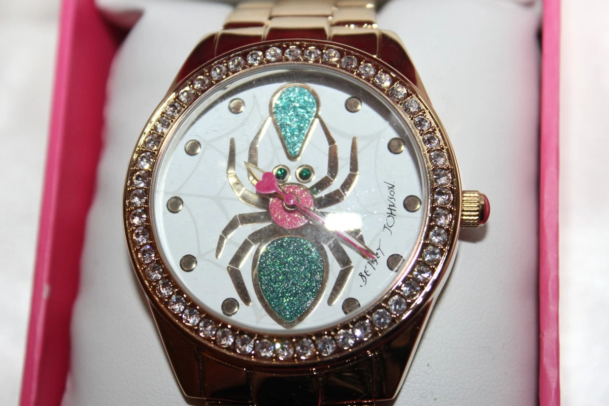 Betsey johnson spider best sale watch