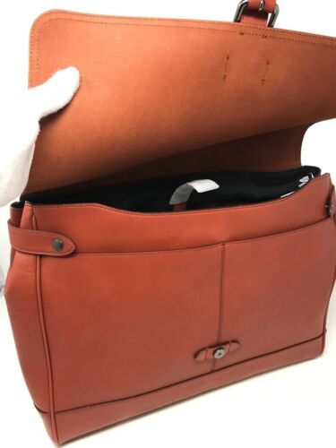 LARGE MARKET TOTE COACH F58737 Brown and Orange | eBay