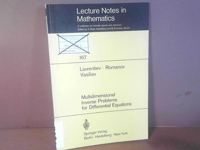 Multidimensional Inverse Problems for Differential Equations. (= Lecture Notes i