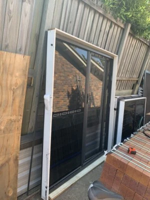 Sliding Glass Door With Sliding Security Screen Building Materials