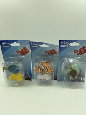 Disney Pixar Finding Nemo Figurine Set Dory, Bruce & Squirt Cake Topper