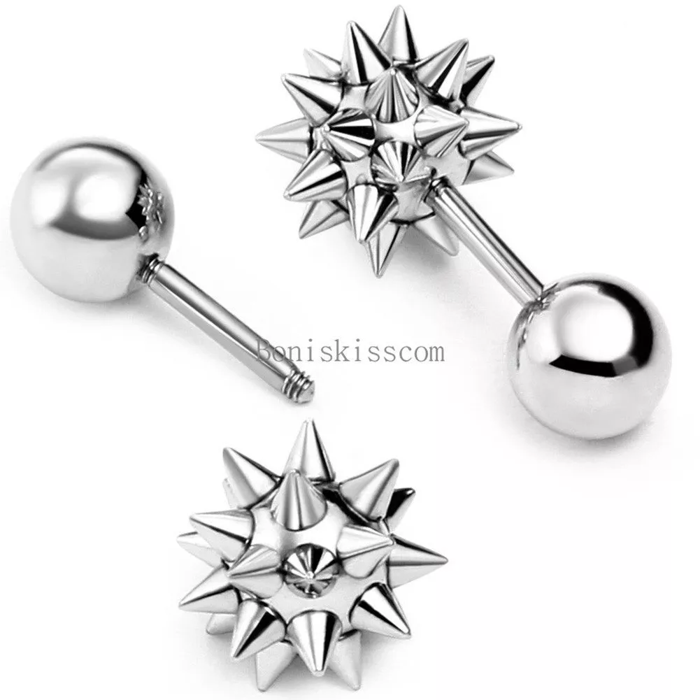 Stainless steel sales screw back earrings