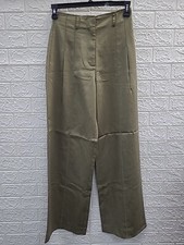 New Ulla Johnson Delvine High Rise Wide Leg Pant Driftwood Size 2