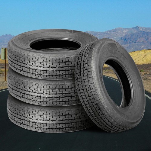 4X ST235/80R16 Trailer Tires Radial 235 80 16 Heavy Duty 10PR Tubeless 235/80/16