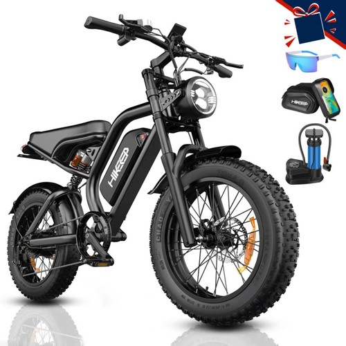 Hikeep 20" Electric bike 48V/13AH 1000W Mountain Bicycle 7 Speed 32MPH - Picture 9 of 9