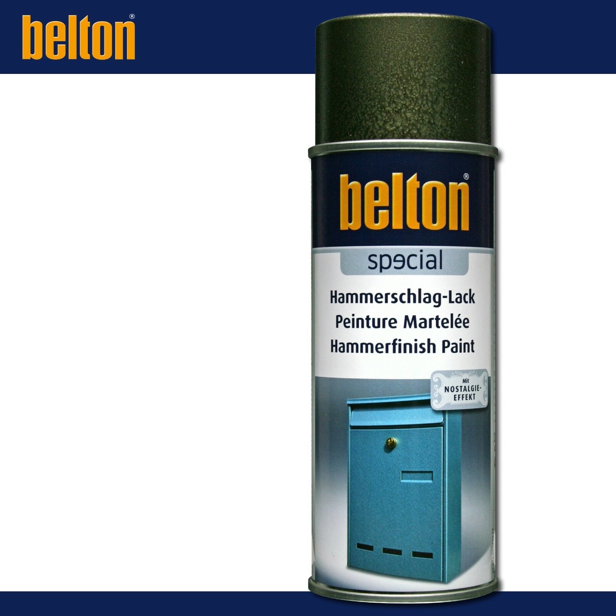 BELTON Special Hammerschlag Lackspray, Anthrazit – 400 Ml Mit 360° Sprühkopf
