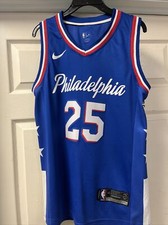 Ben Simmons 25 Philadelphia Sixers NBA Swingman Nike Jersey Size 44