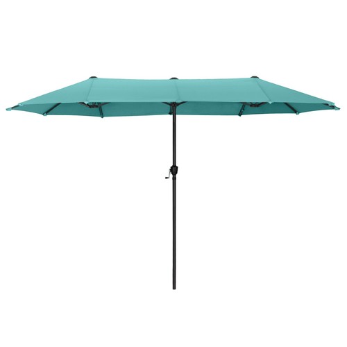 13ft Patio Umbrella Double Side Large Outdoor Market Umbrella with Crank - Picture 105 of 112