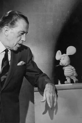Ed Sullivan spricht mit Maus Topo Gigio aus Ed Sullivan Show 4x6 Foto
