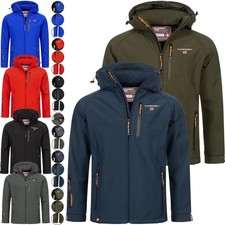 Mens Winter Fleece Jacket Canadian Peak Soft Shell Windproof Outdoor Work Coat