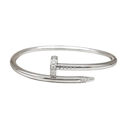 Cartier Juste un Clou Armband 18k Diamant Weißgold, Gr. 19 (104752)