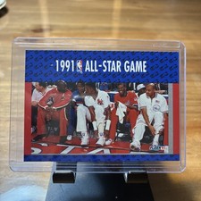 1991-92 Fleer - 1991 All-Star Game Michael Jordan, Charles Barkley, Patrick...