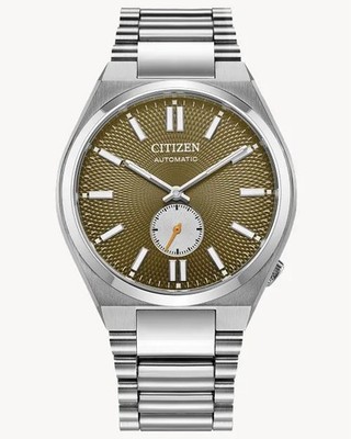Citizen Men s Watch Automatic TSUYOSA Collection Small Second Green Dial