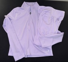 BCG Women's Lavender Tracksuit Set M 8-10 Zip-Up Top  Pants, 2 Piece