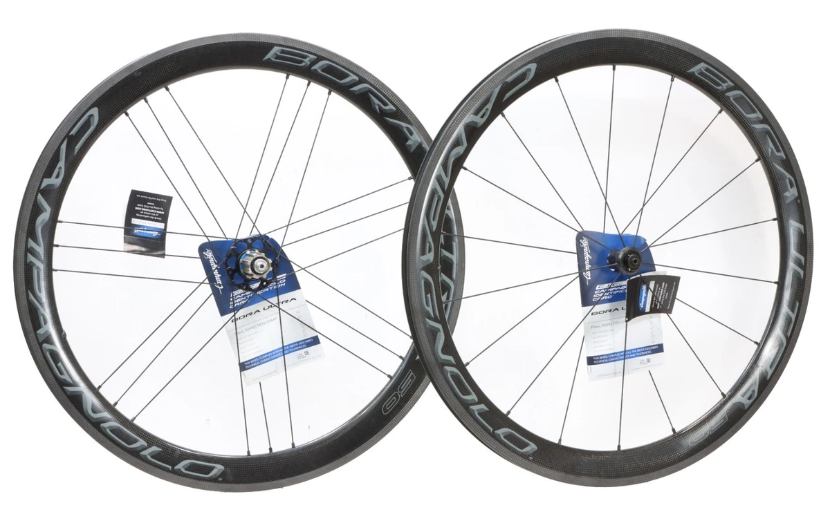 Campagnolo Bora Ultra 50 Carbon Clincher Dark Wheelset Campy