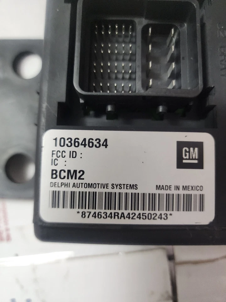 GMC CANYON CHEVY COLORADO BCM BCU MÓDULO DE CONTROL DE CARROCERÍA 10364634 2005-2006 Foto 3 de 3