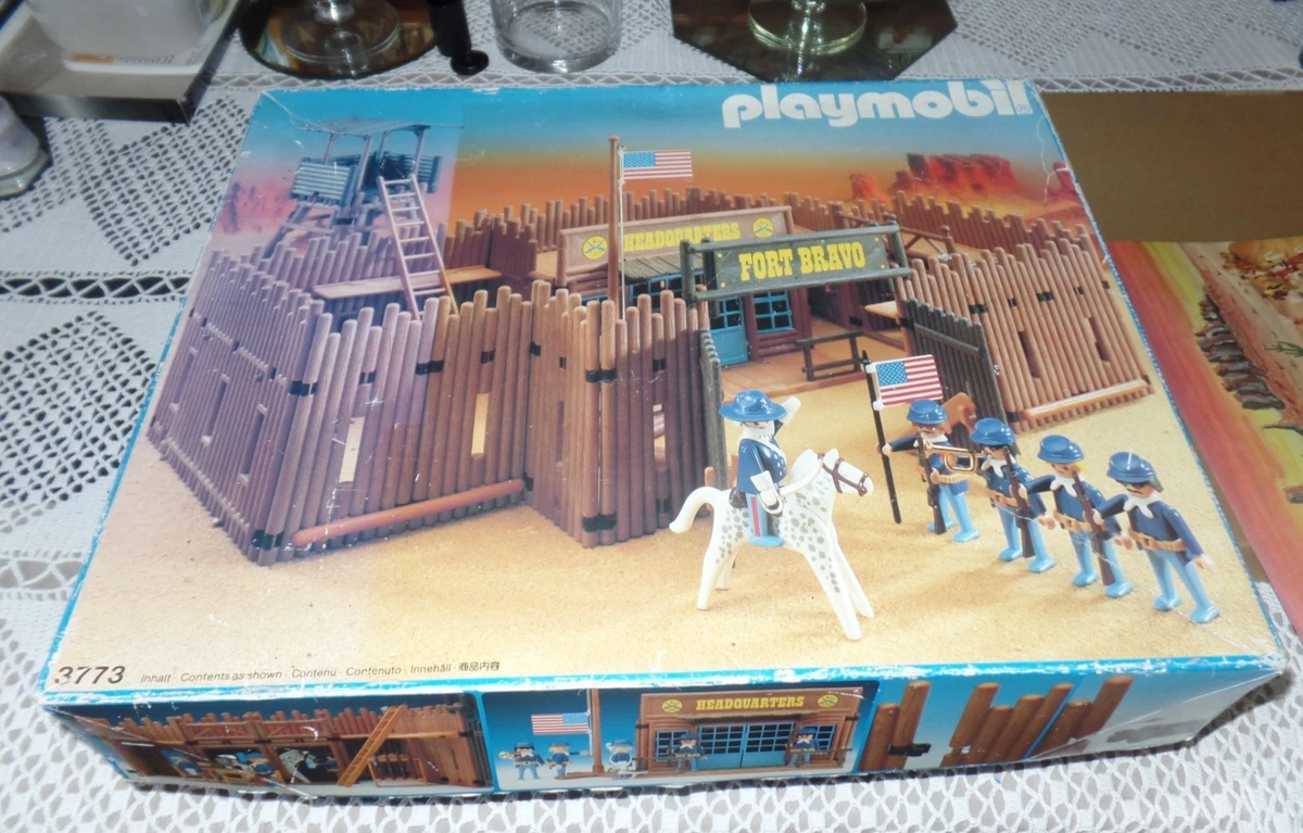 Playmobil Western - Lot De 2 Petites Palissades Pour Fort - Accessoires Pour Bâtiments 3419, 3773, 3806, 3028