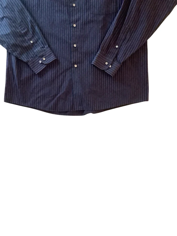 Camisa Jerry Garcia Abotonada Rayas Manga Larga Hombre Talla XL Foto 4 de 4