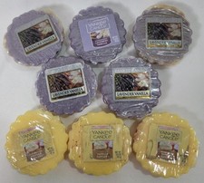 Yankee Candle Tarts: LAVENDER VANILLA & VANILLA CUPCAKE Wax Melts Lot 8