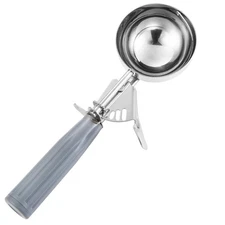 Portion Scoop, 8, 4 oz, Disher, Large Cookie, Muffin, 18/8 Stainless Steel