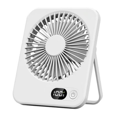 Buy 1 Get 2 Rechargeable Table Fan, Quiet, Multi-Color, Dual Mount