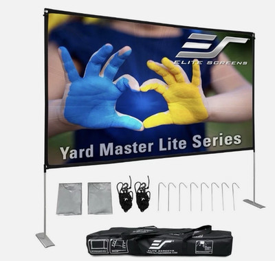 Brand New Portable B, 125-inch Outdoor Projector Screen 16:9 Double