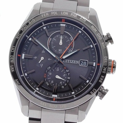 Citizen Eco-Drive Titanium Solaruhr Schwarz AUS Japan