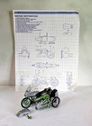 GI Joe ARAH Series 4 1985 Silver Mirage Motorcycle - Loose - Complete