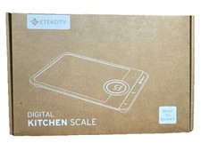 Etekcity Digital Kitchen Scale EK6314-T Tempered Glass, Tare, 5kg/11lb Capacity