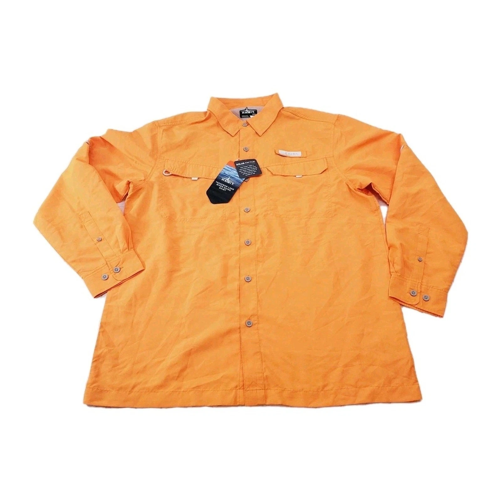 Habit Outdoor Shirt Men's Fishing Casual Long Sleeve Button Down Mandarin Solar
Opens in a new windo