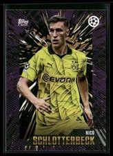 Nico Schlotterbeck 2023-24 Topps Gold UEFA Club Competitions