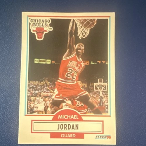 Fleer 1990-91 Michael Jordan #26 Chicago Bulls Basketball NBA Card