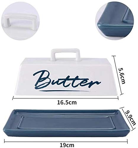 Butter dish with lid , butter dish container for countertop stick of butter.T... - Picture 4 of 8