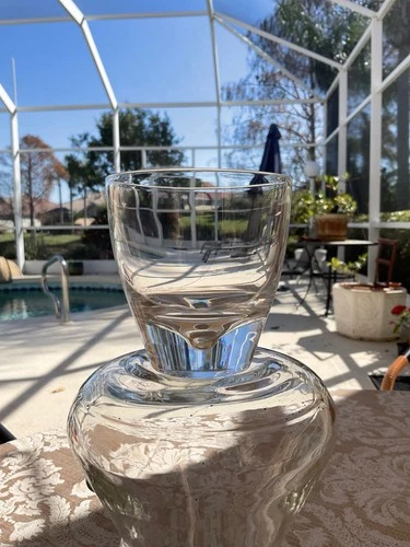 Museum-quality Steuben 10 oz Bar Tumblers. TWO GLASSES