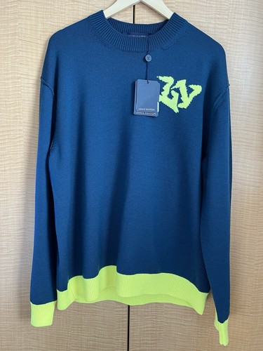 New Authentic Louis Vuitton Wool Signature Crewneck Sweater XL - Picture 21 of 21